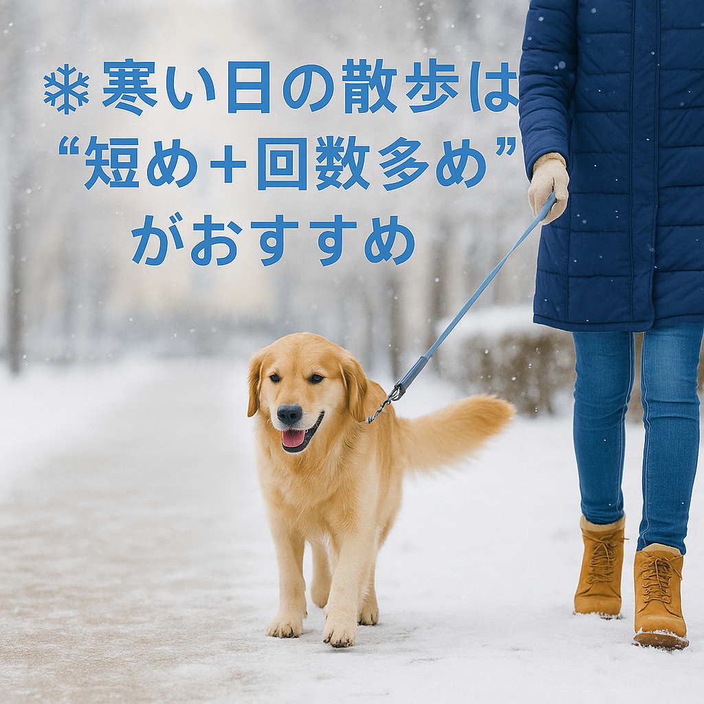 ペットシッターが教える冬の散歩のコツ