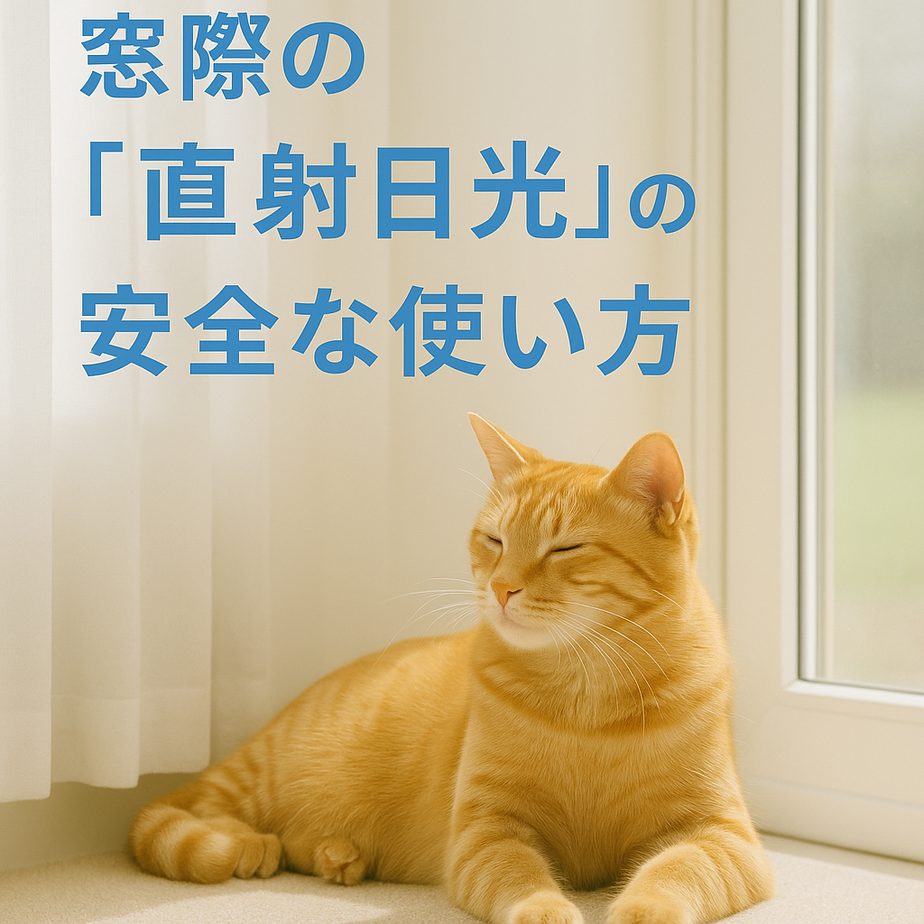 窓際の直射日光とペットの体温管理