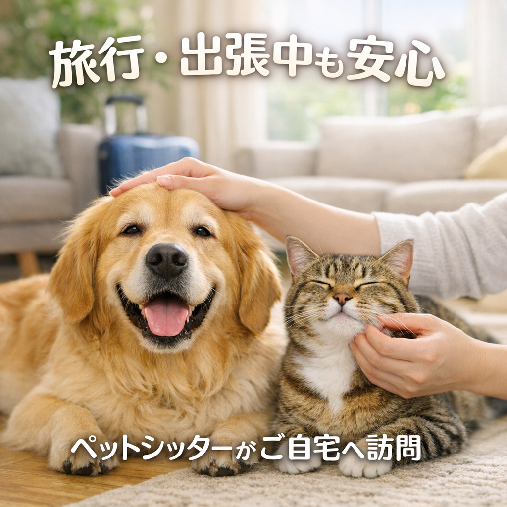 安心の自宅訪問ペットシッター