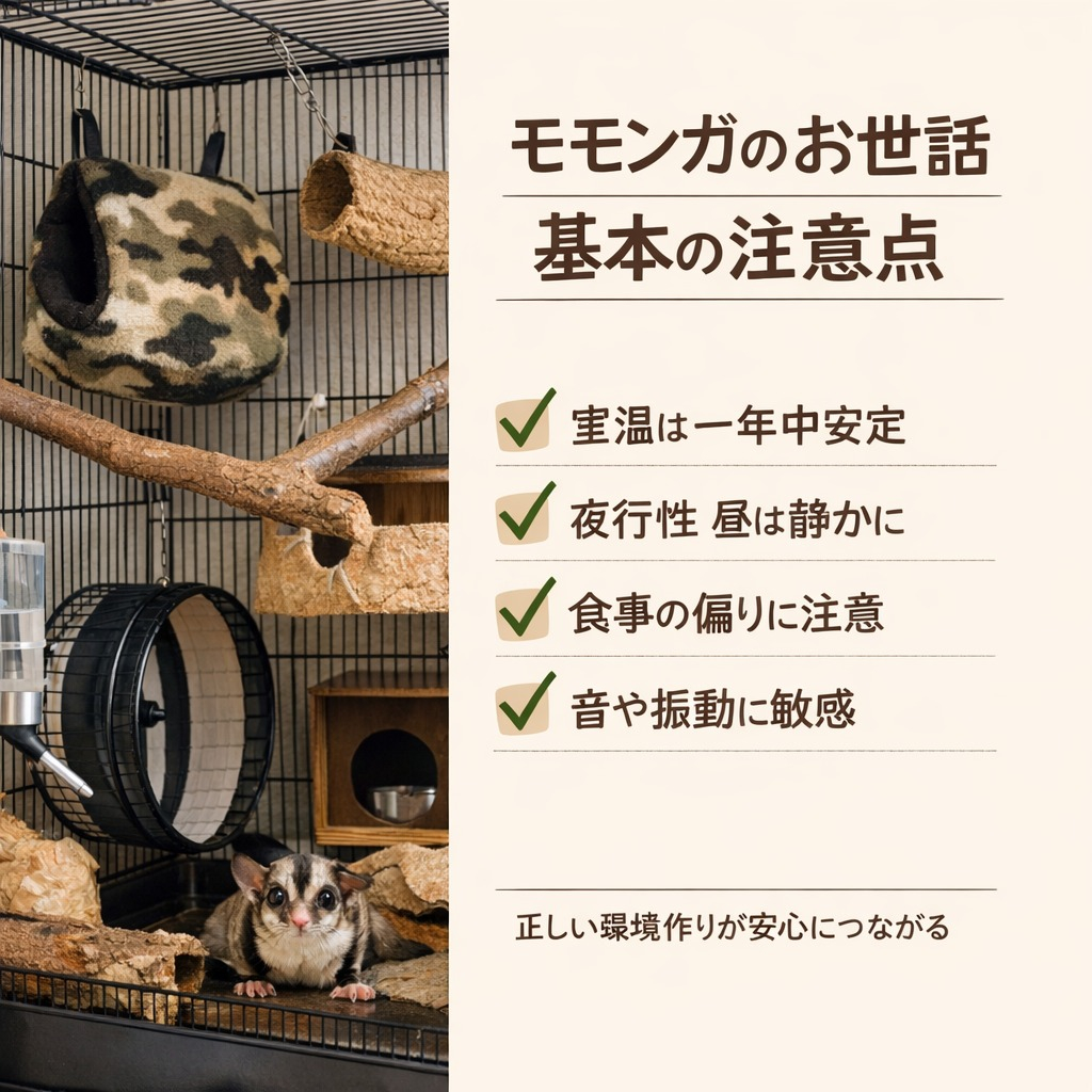 来月、お世話をする予定のモモンガについて予習してみました。