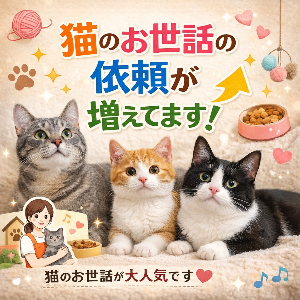 🐾【最近のペットシッターサービス動向】🐾