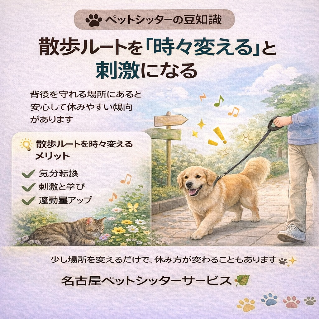🐾【ペットシッターの豆知識】