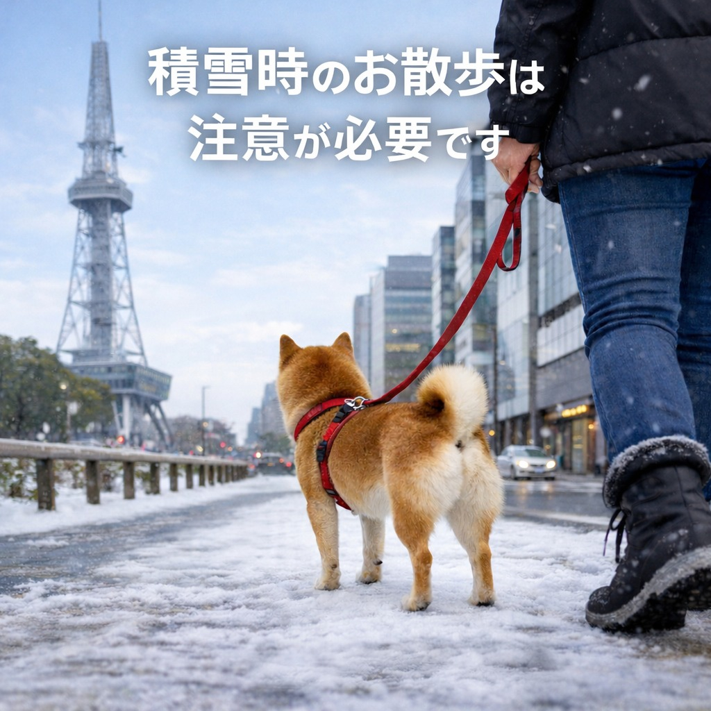 ❄️ 積雪時のお散歩について ❄️