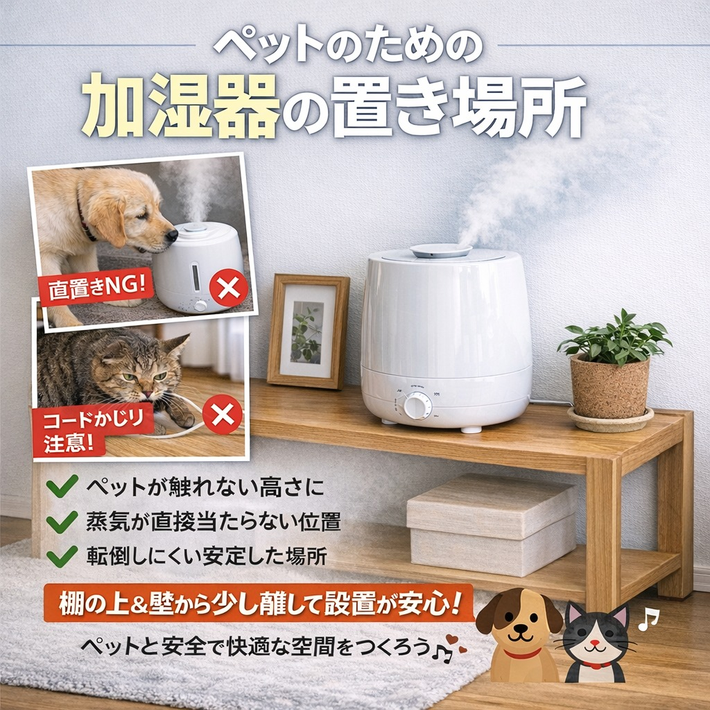 冬の乾燥対策や、エアコン使用時に欠かせない加湿器。