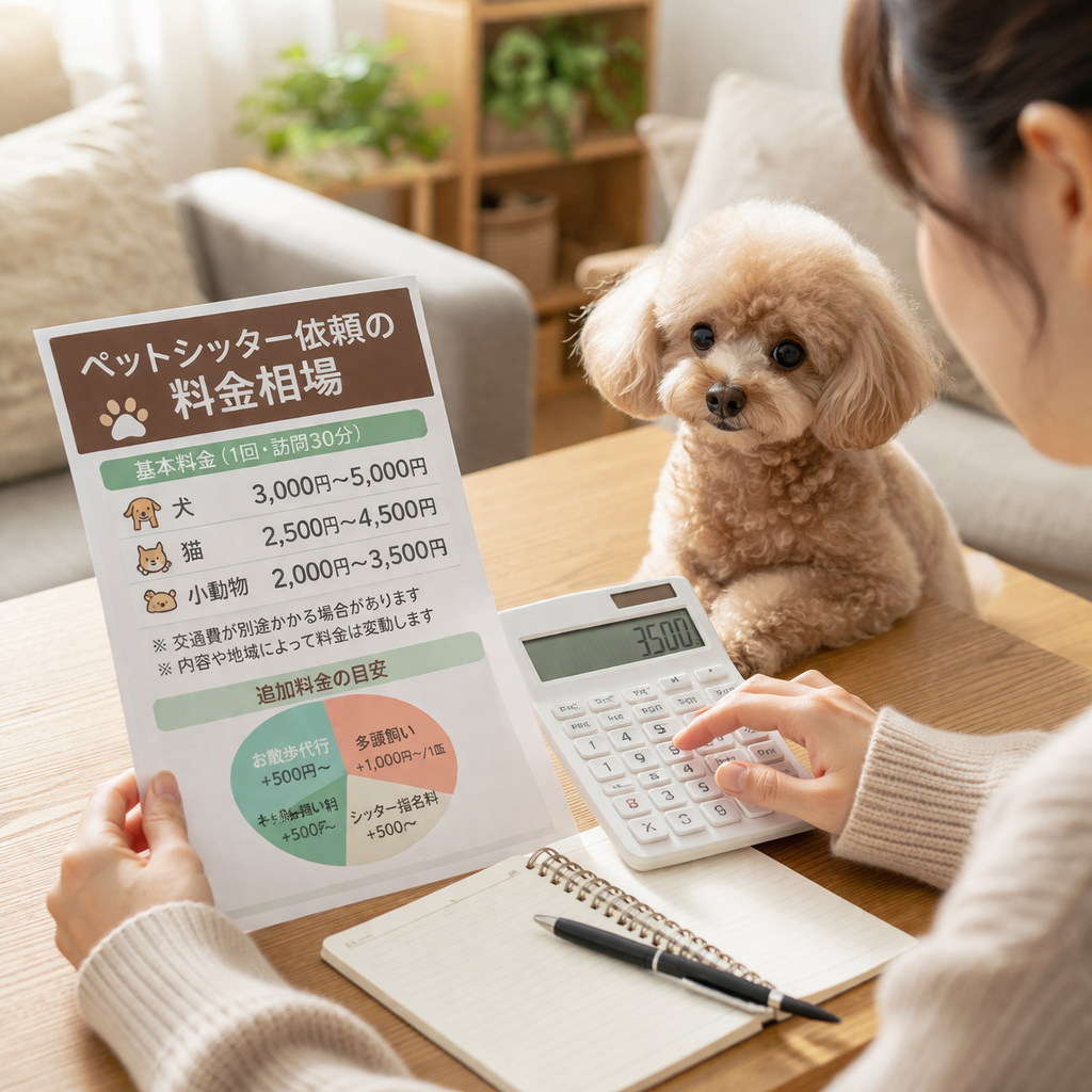 ペット別の料金比較で納得の依頼を