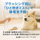 冬のペット静電気対策とブラッシング